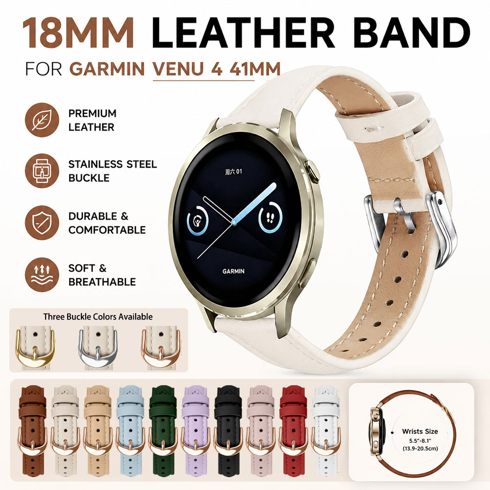Leather Strap Quick Release - Tali Kulit Lepas Cepat 18Mm untuk