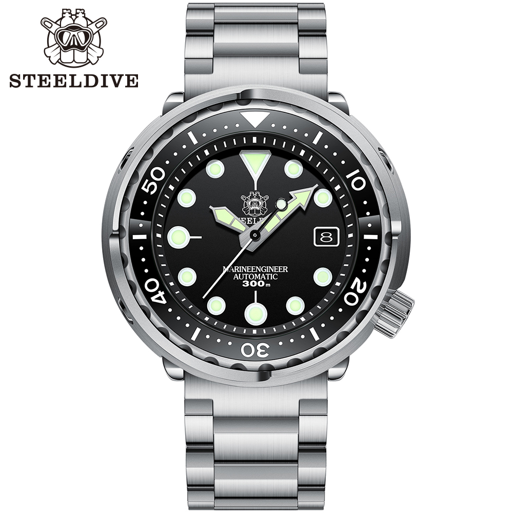 Seiko Watch Prospex - STEELDIVE jam tangan menyelam otomatis, jam