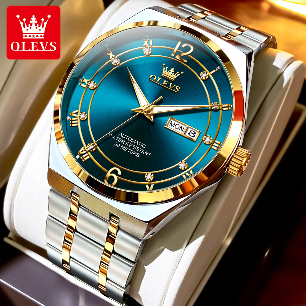 Jam Tangan OLEVS Pria Jam Tang - Rolex Watch Datejust ulasan dan harga