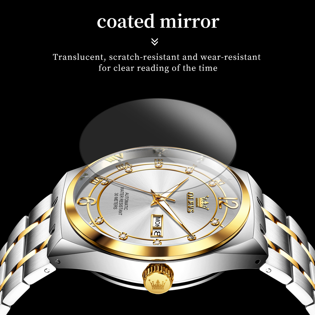 Jam Tangan OLEVS Pria Jam Tang - Rolex Watch Datejust ulasan dan harga