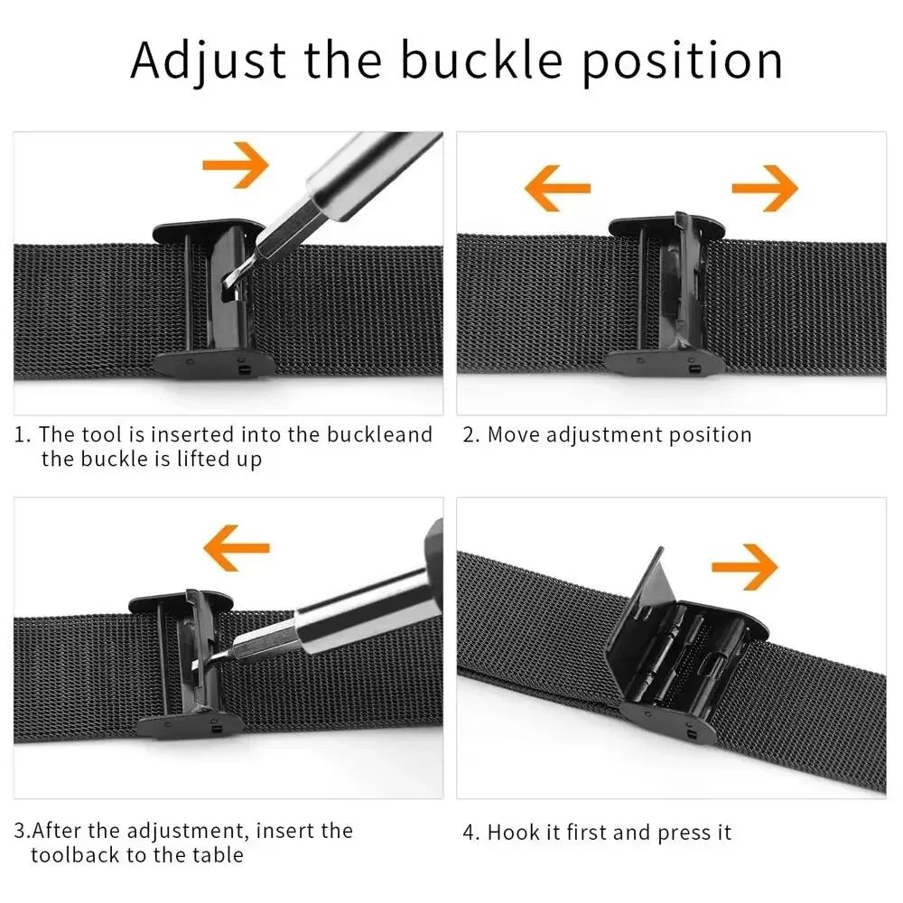 Tali Logam untuk Garmin Vivoac - Mesh Strap Metal ulasan dan harga