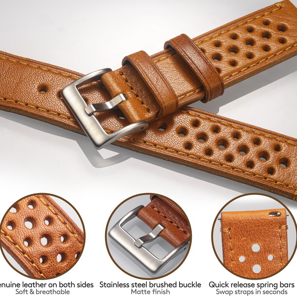 Tali Jam Tangan Kulit Sapi Hem - Nato Strap Nylon ulasan dan harga